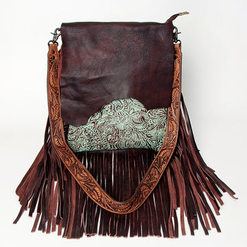 American Darling Cross Body Hand Tooled Full Grain Genuine Leather Western Women Bag Handbag Purse | Crossbody for Cute